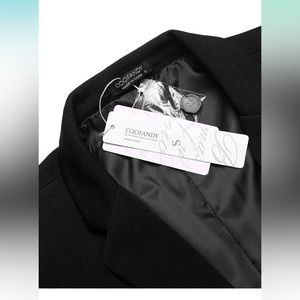 Men's Casual Blazer Jacket Slim Fit Sports Coat Business Suit Jackets One Button